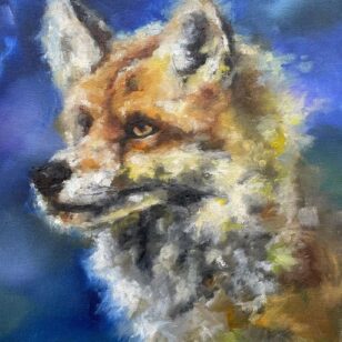 frederick the fox original oil painting