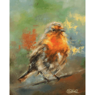 blue tit giclée print limited edition – signed fine art print (edition of 500)