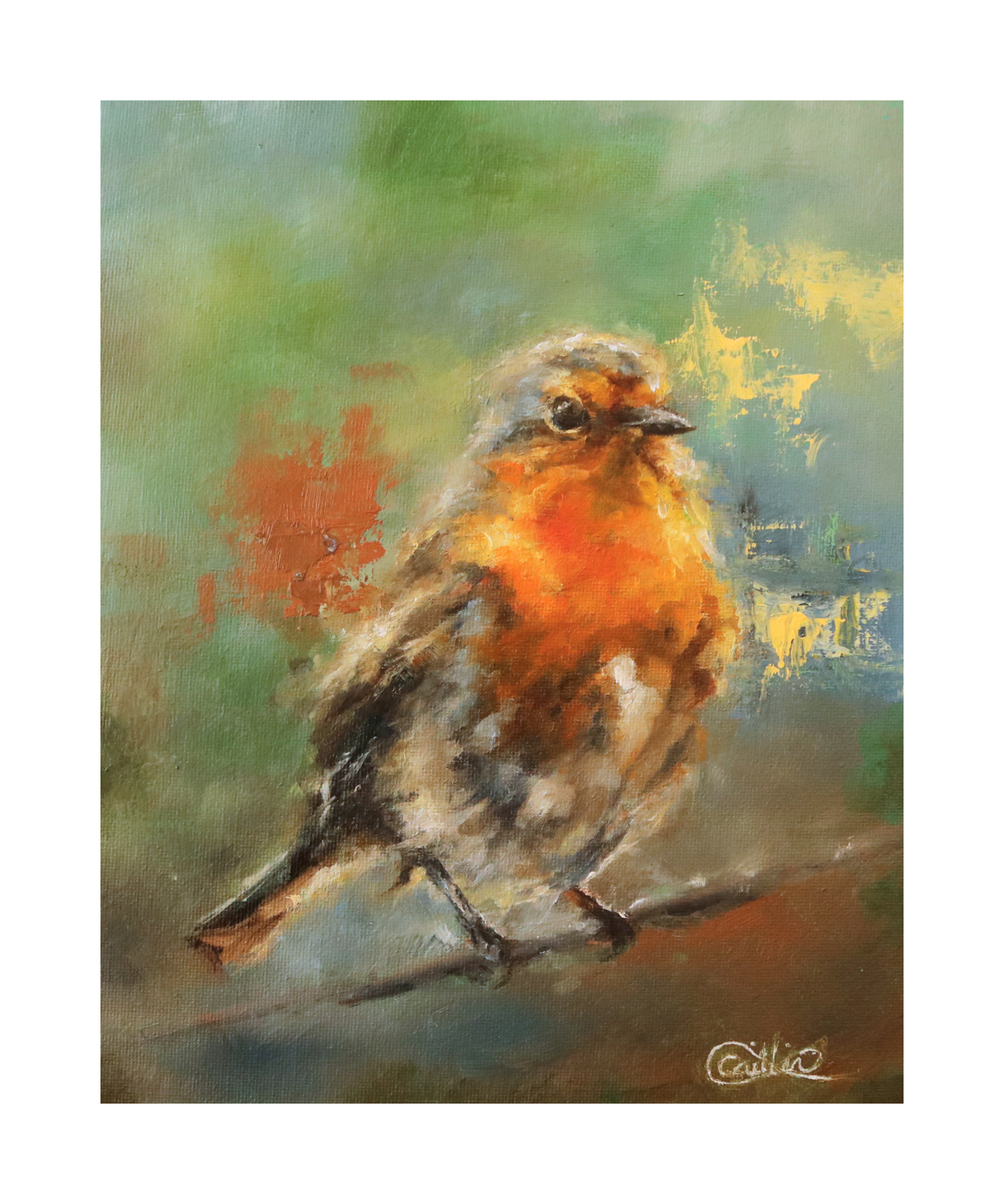 blue tit giclée print limited edition – signed fine art print (edition of 500)
